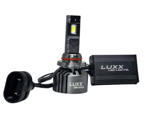 Luxx 9006 LED bulb with EMC decoder and wiring harness